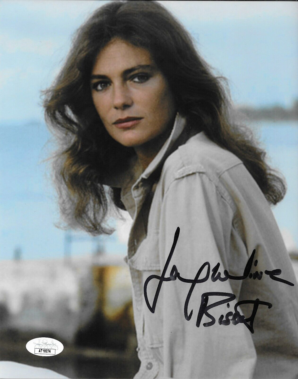 Photo originale autographiée 8x10 signée Jacqueline Bisset n°3 avec authentification JSA