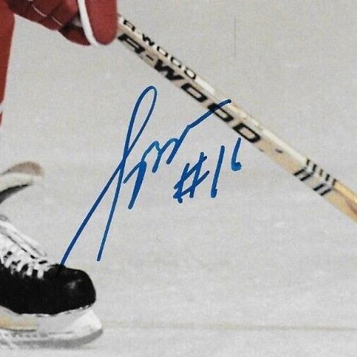 Signed Sylvain Turgeon New Jersey Devils Autographed 8x10 Photo #3 Original