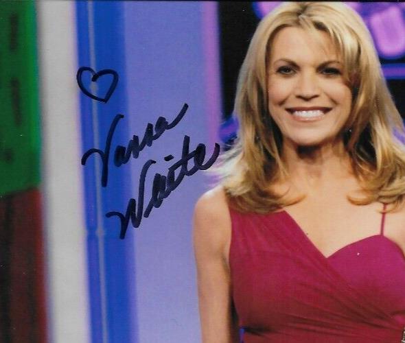 Signed Vanna White Autographed Wheel of Fortune 8x10 Photo #1 Original