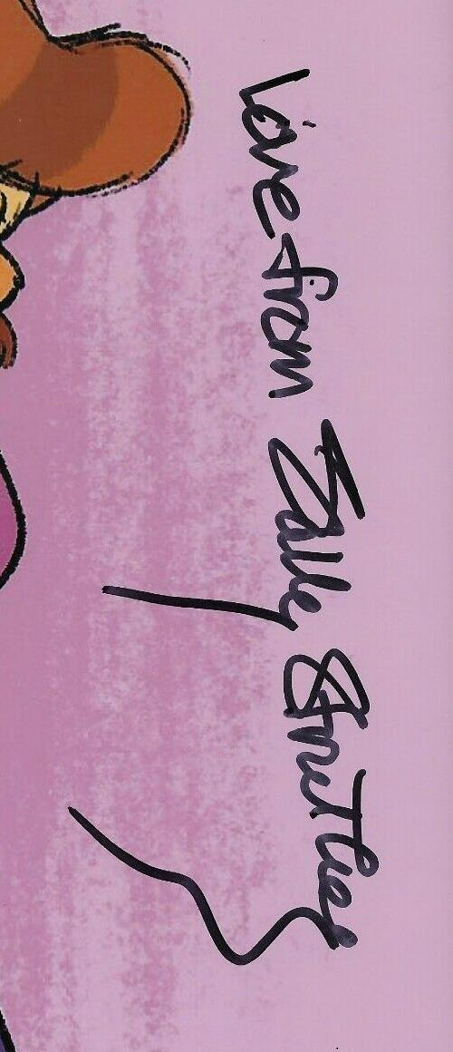 Photo 8x10 autographiée de Sally Struthers Tale Spin n°2 originale