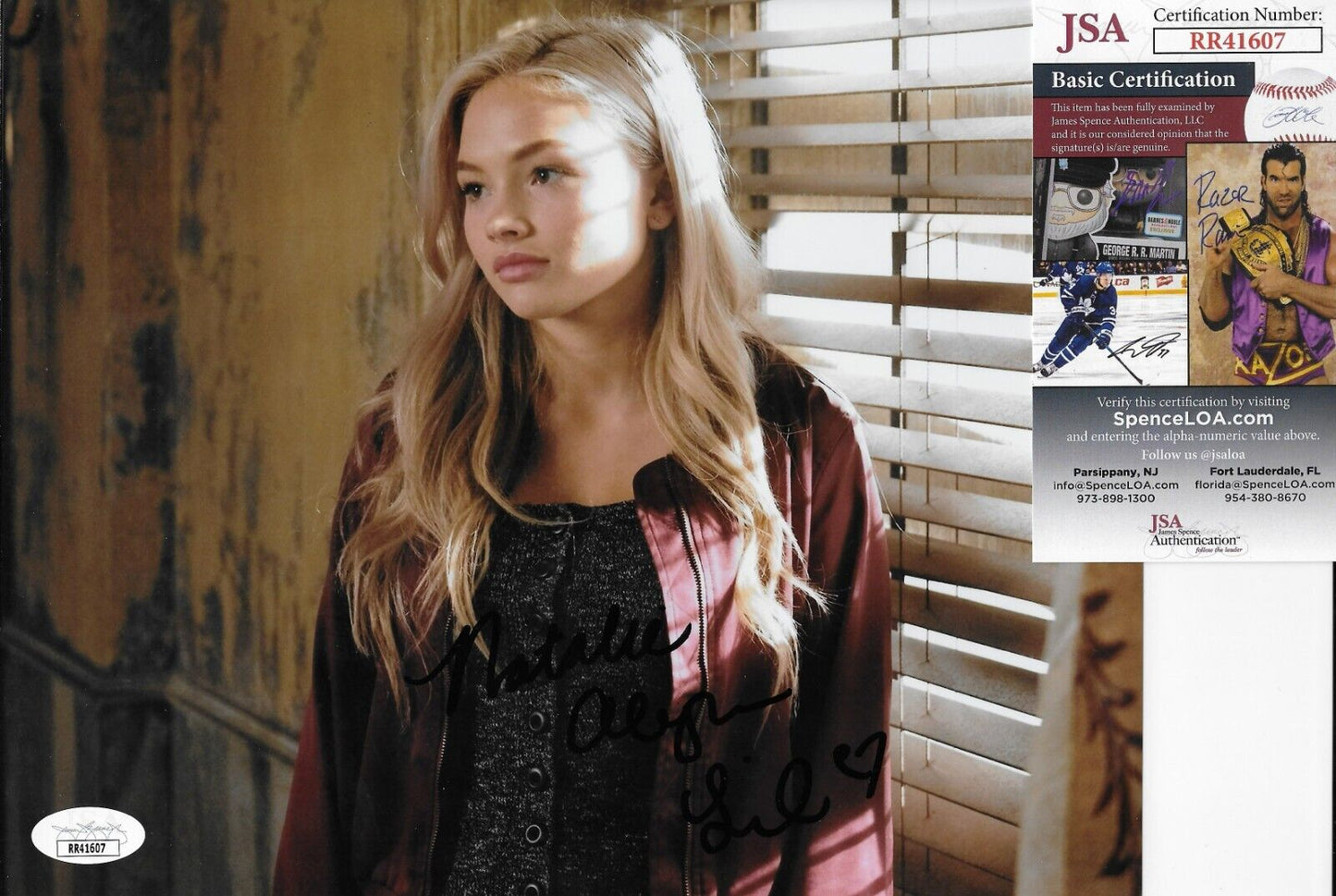 Signed Natalie Alyn Lind Autographed 8x10 Photo #4 Original JSA Authentication