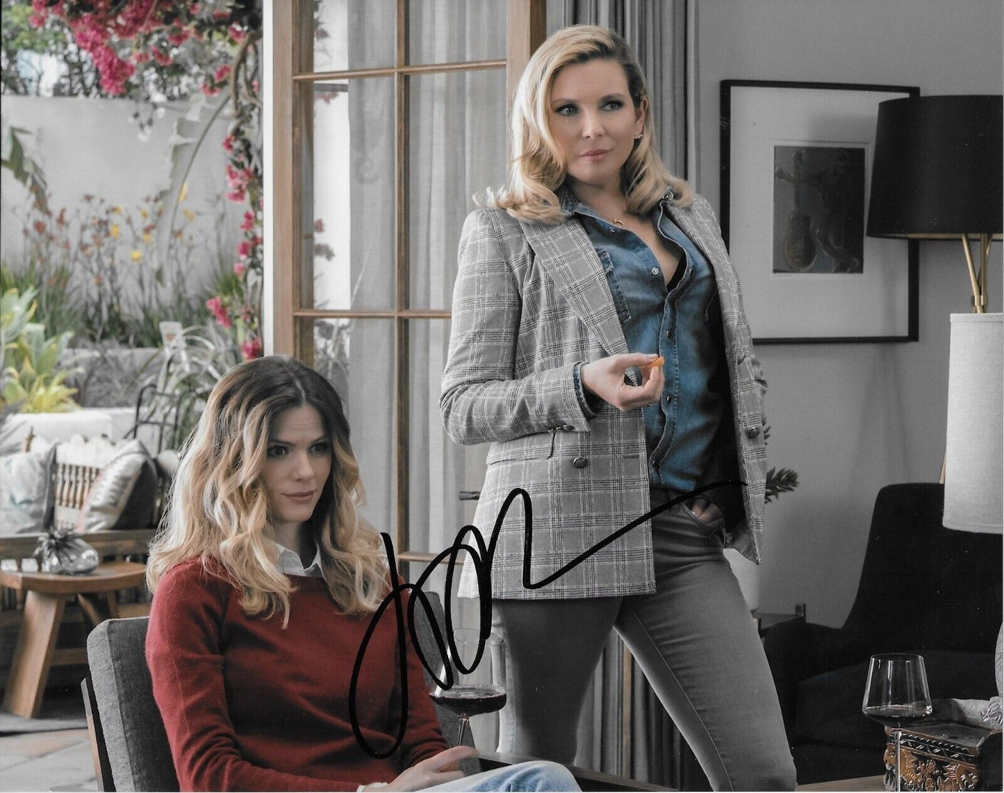 Photo autographiée 8x10 signée June Diane Raphael Long Shot Grace et Frankie #3