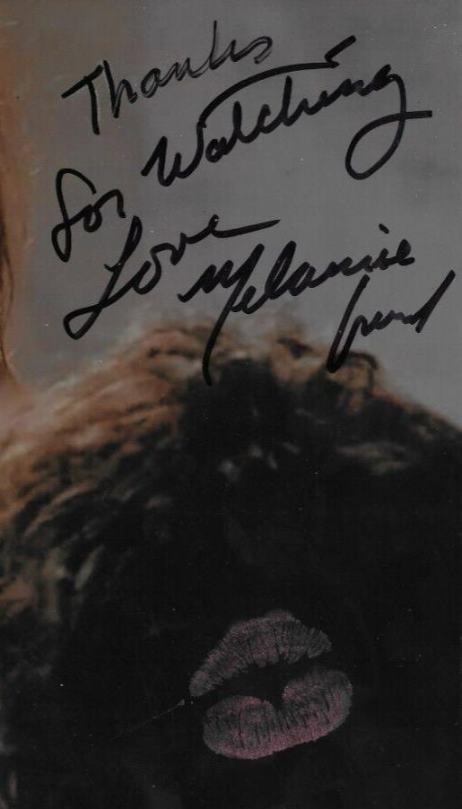 Signed Melanie Good Actress w Lipstick Kiss 8x10 Photo #7 w JSA Authentication