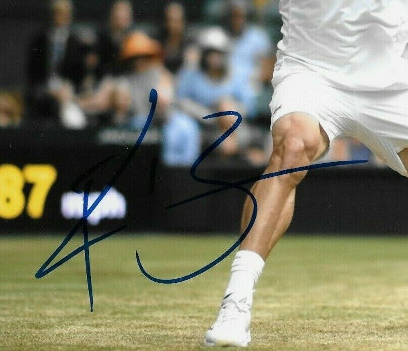 Photo autographiée 8x10 de Roberto Bautista Agut ATP Tennis #3 originale