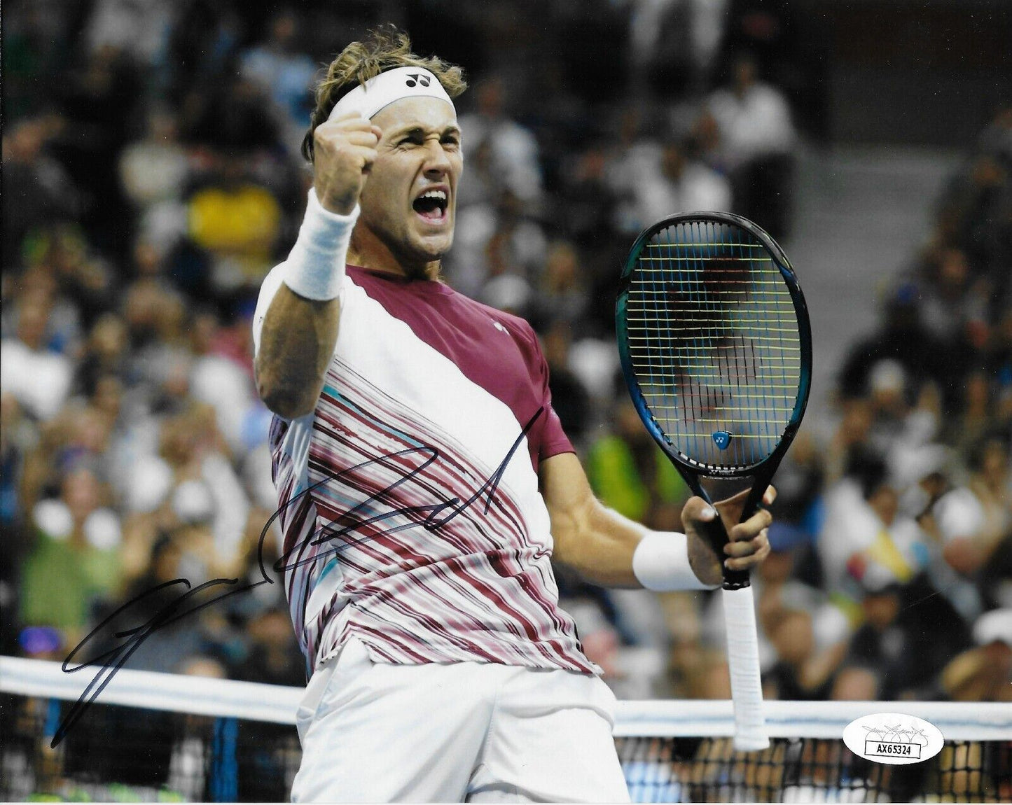 Photo 8x10 originale signée Casper Ruud ATP Tennis #3 avec authentification JSA