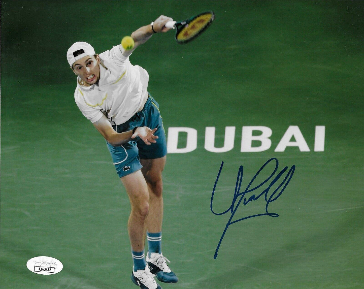 Signed Ugo Humbert ATP Tennis 8x10 Photo #3 Original with JSA Authentication
