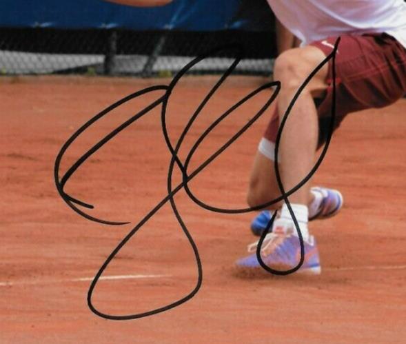Photo 8x10 originale signée Alexander Zverev ATP Tennis #2 avec authentification JSA
