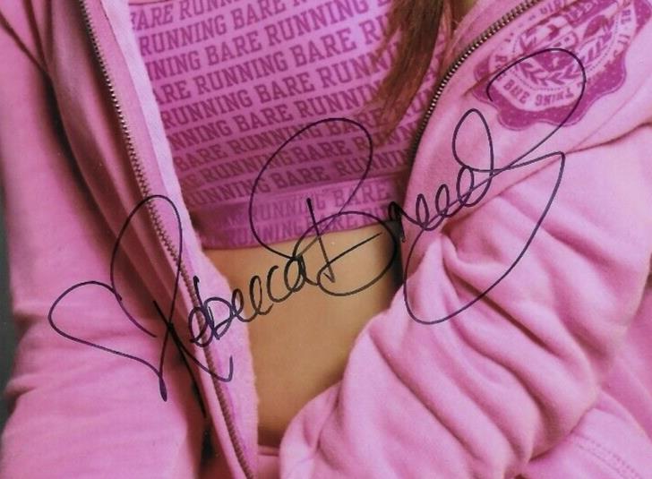 Signed Rebecca Breeds Clarice Original 8x10 Photo #1 with JSA Authentication