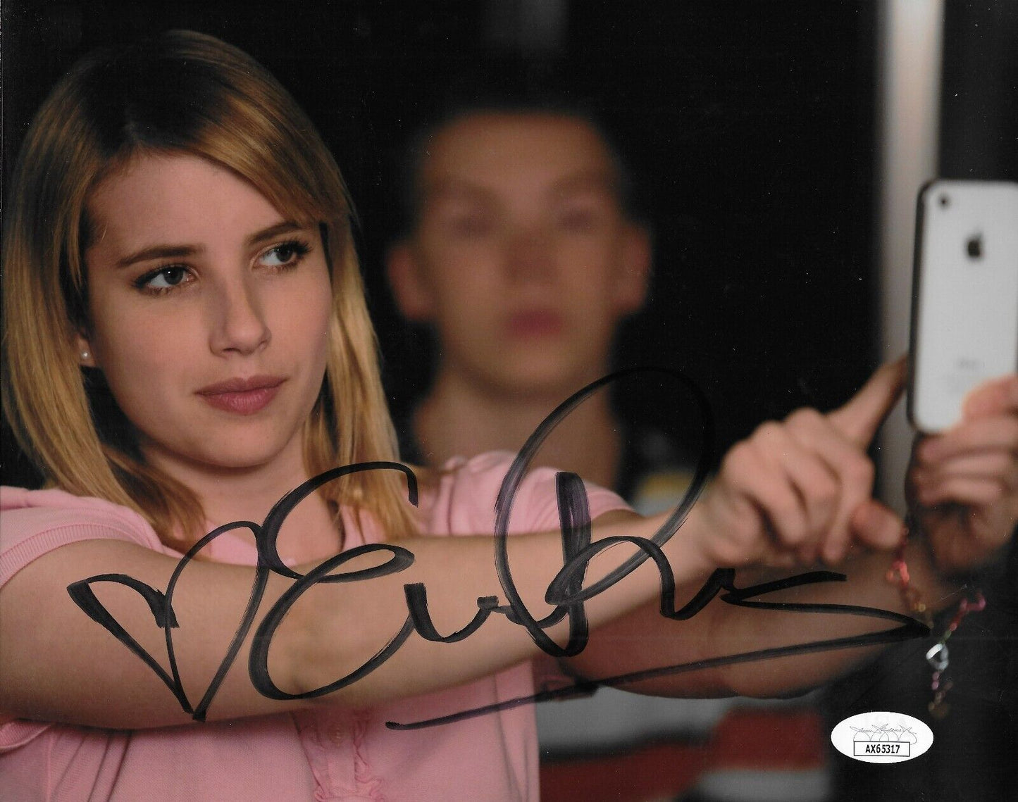 Signed Emma Roberts We're The Millers Original 8x10 Photo #1 JSA Authentication