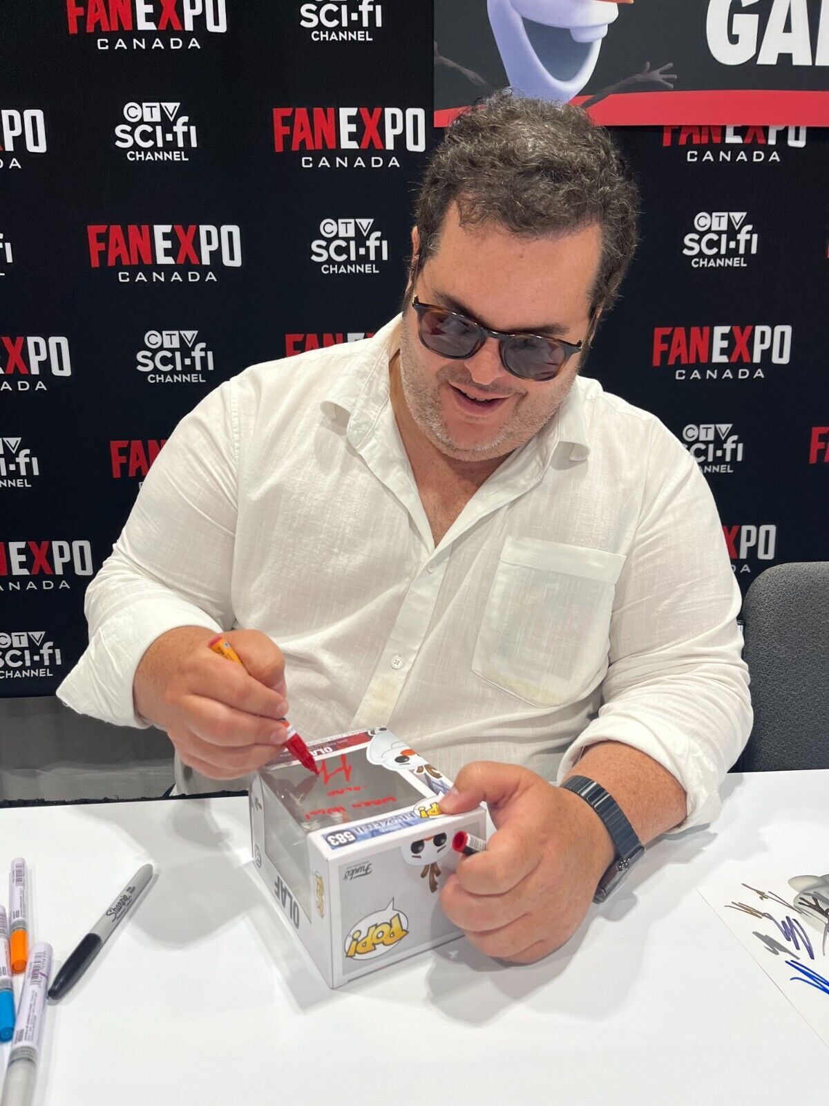 Signed Josh Gad autographed Frozen Olaf Funko Pop JSA Cert with Proof