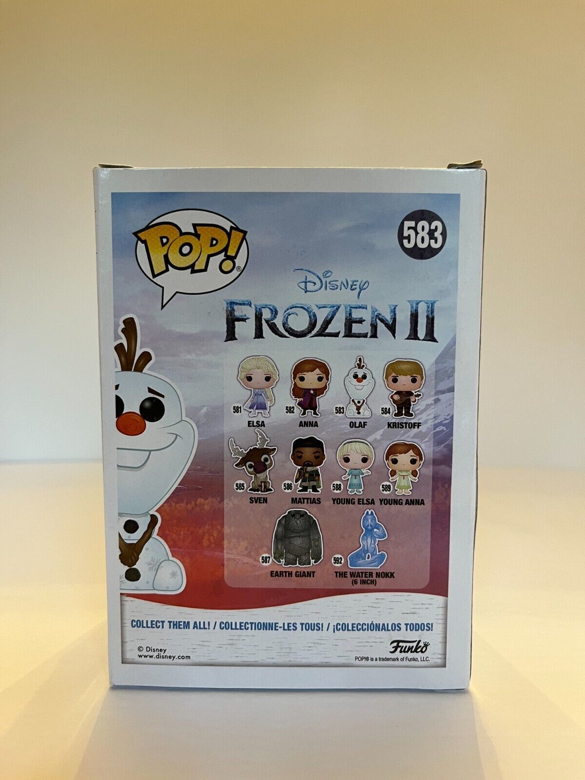 Signed Josh Gad autographed Frozen Olaf Funko Pop JSA Cert with Proof