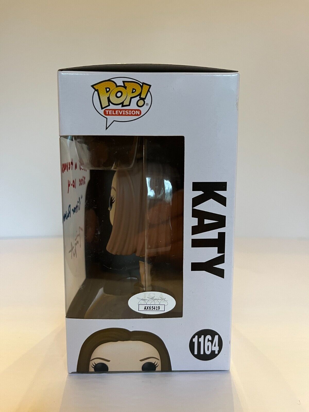 Signed Michelle Mylett autographed Katy Letterkenny Funko Pop JSA Cert Proof