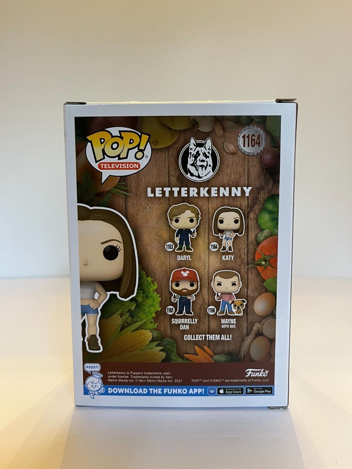 Signed Michelle Mylett autographed Katy Letterkenny Funko Pop JSA Cert Proof