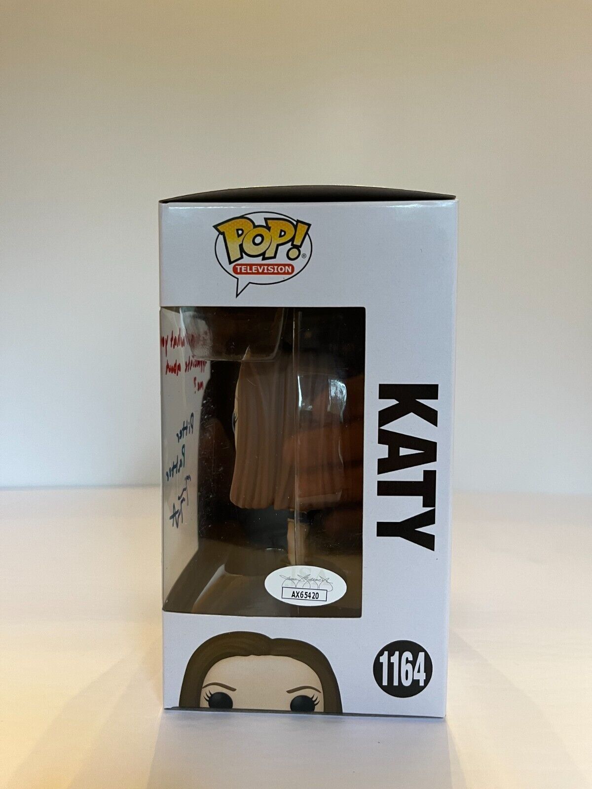 Signed Michelle Mylett autographed Katy Letterkenny Funko Pop JSA Cert Proof 2