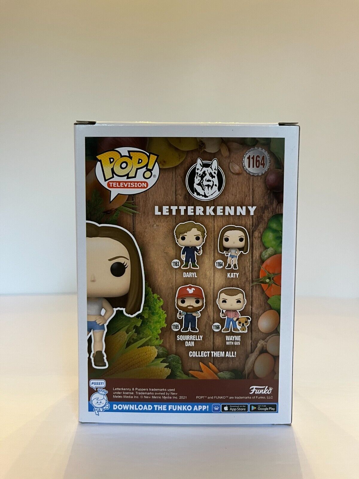 Signed Michelle Mylett autographed Katy Letterkenny Funko Pop JSA Cert Proof 2