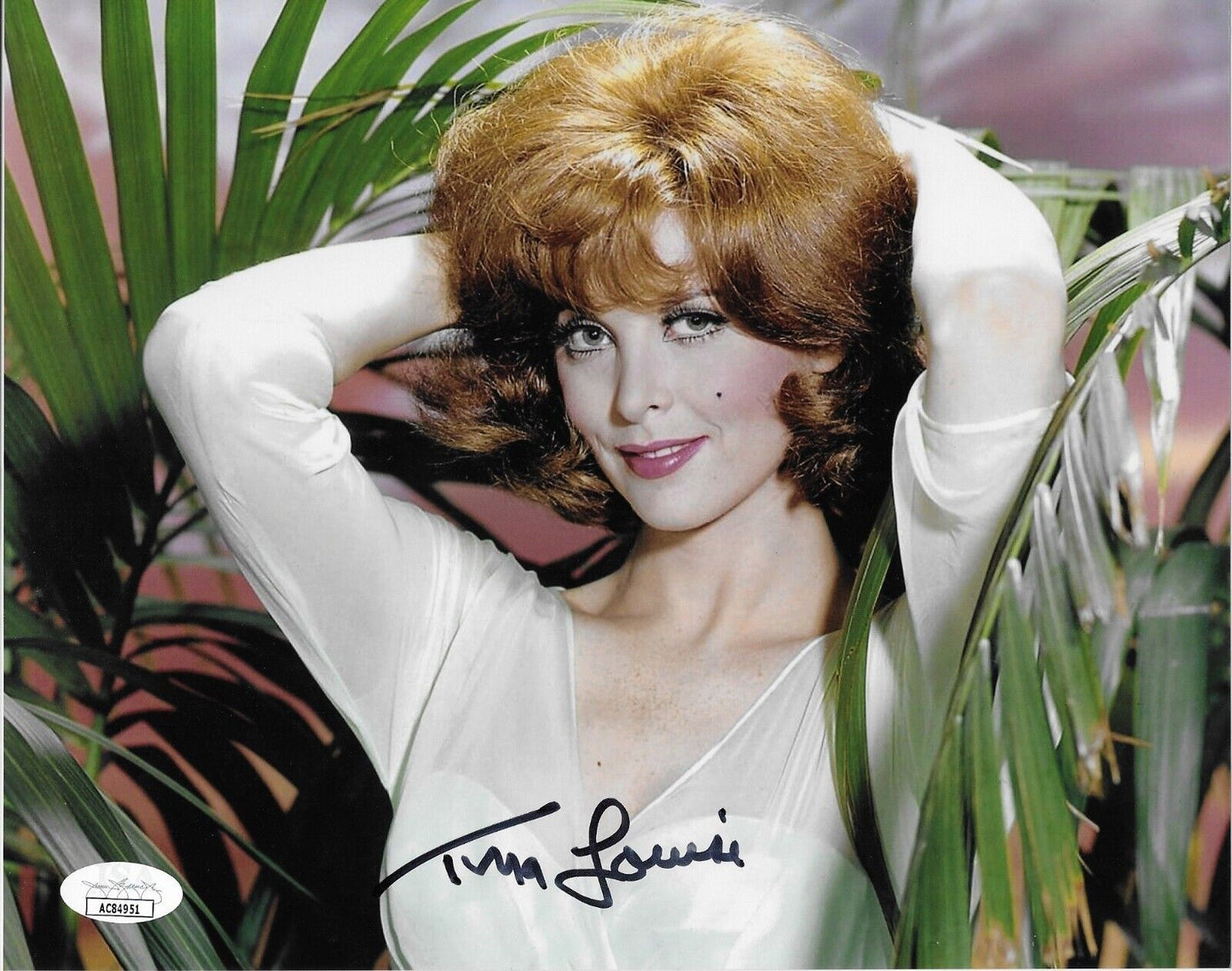 Signed Tina Louise Gilligans Island Autographed 8x10 Photo #1 JSA Authentication