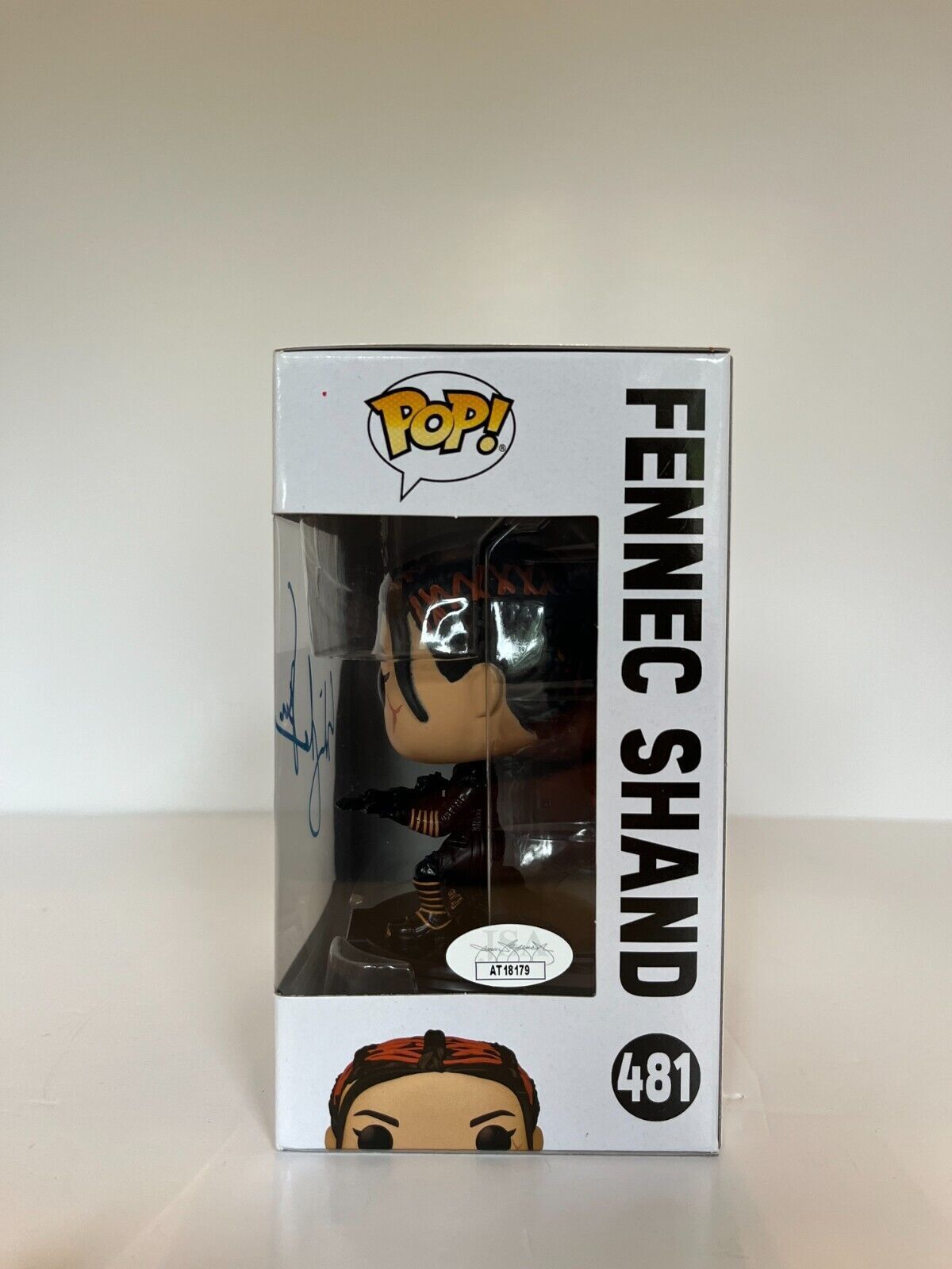 Pop Funko Star Wars Fennec Shand autographié par Ming Na Wen, certificat JSA