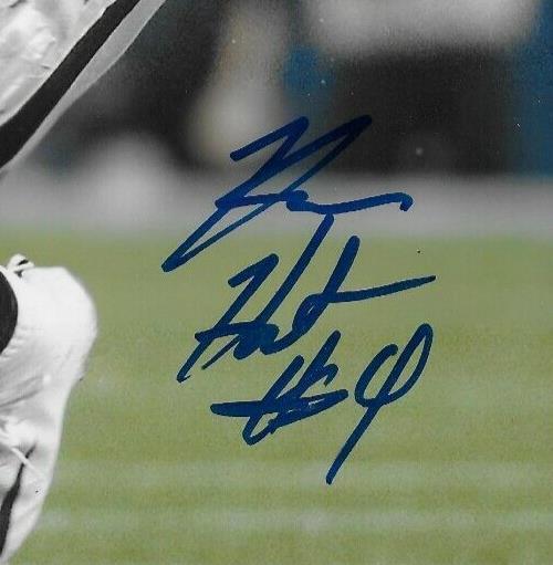 Signed Keon Hatcher Sr. BC Lions Oakland Raiders 8x10 Photo #3 Original