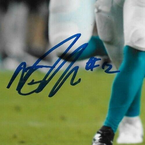 Photo originale signée Nathan Rourke BC Lions Atlanta Falcons 8x10 #5