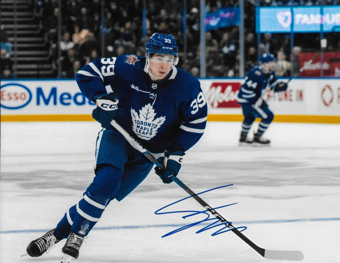 Signed Fraser Minten Toronto Maple Leafs Autographed 8x10 Photo #3 Original