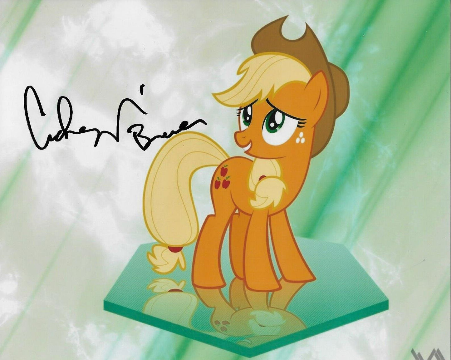 Photo originale signée Ashleigh Ball Care Bears My Little Pony Hey Ocean 8x10 #5