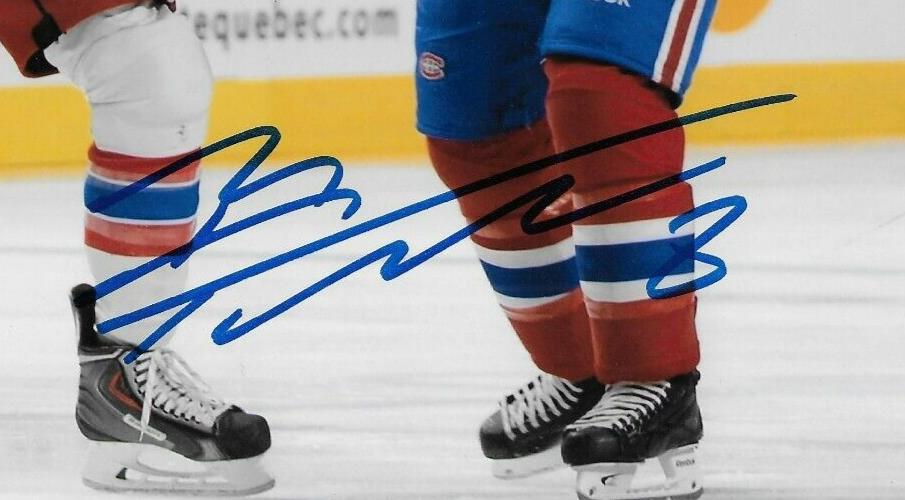Signed Brandon Prust Montreal Canadiens Autographed 8x10 Photo #1 Original