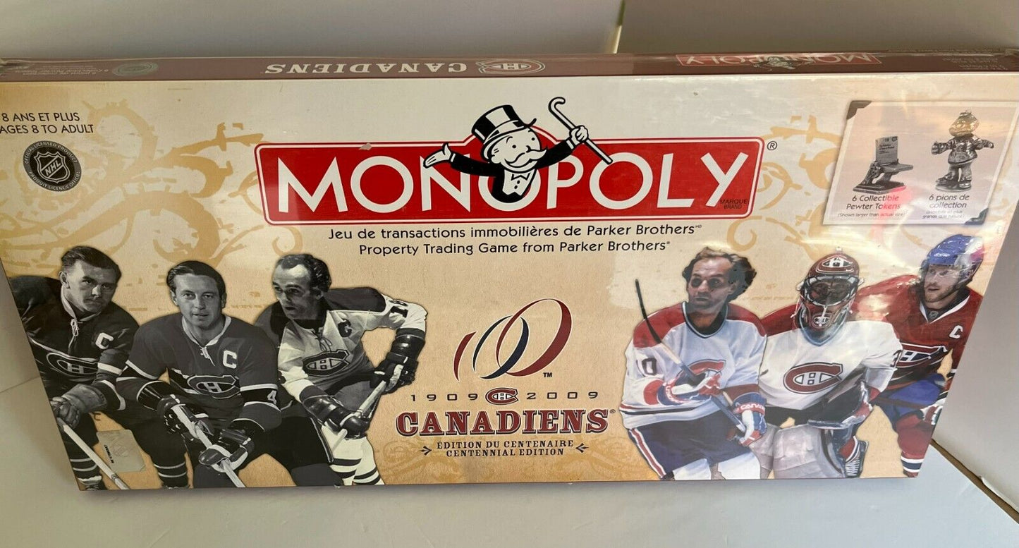 Édition de collection du Monopoly du centenaire des Canadiens de Montréal 2009, nouvelle boîte