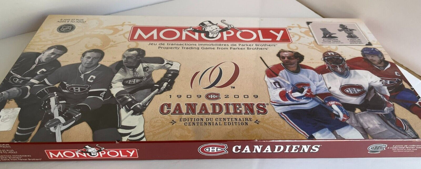 Édition de collection du Monopoly du centenaire des Canadiens de Montréal 2009, nouvelle boîte