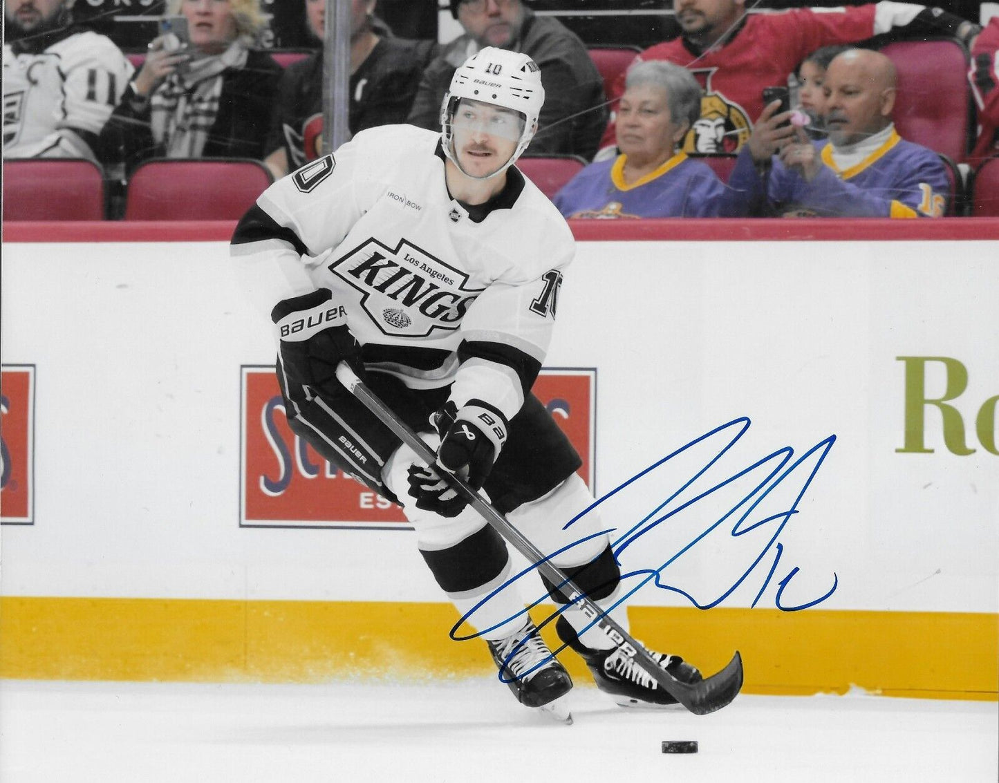Photo autographiée 8x10 signée Tanner Jeannot des Los Angeles Kings #1