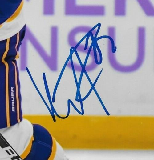 Photo 8x10 autographiée de Kevin Fiala des Los Angeles Kings #1 originale