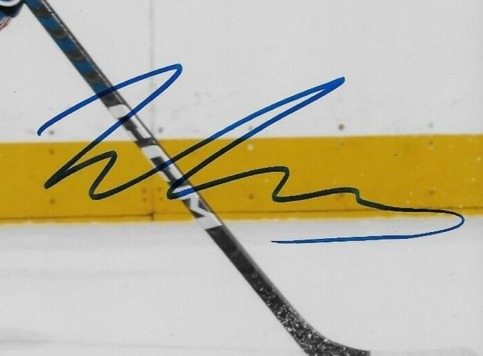 Signed Will Cuylle New York Rangers Autographed 8x10 Photo #1Original