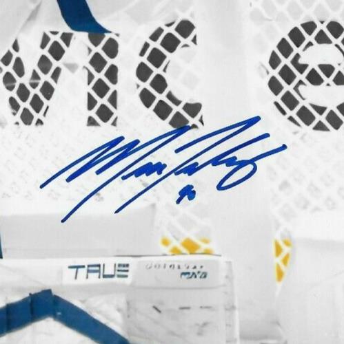 Photo 8x10 autographiée par Matt Tomkins du Lightning de Tampa Bay #1 originale