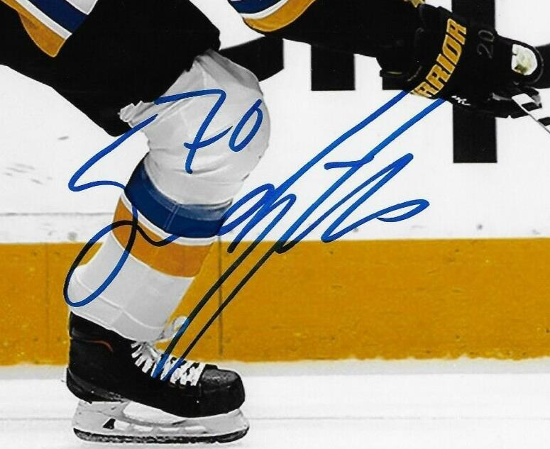 Signed Oskar Sundqvist St. Louis Blues Autographed 8x10 Photo #1 Original