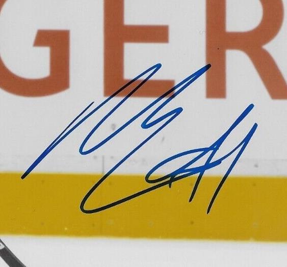 Signed Ryker Evans Seattle Kraken Autographed 8x10 Photo #1 Original