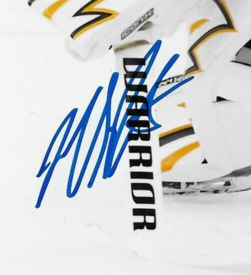 Signed Michael DiPietro Boston Bruins Autographed 8x10 Photo #1 Original