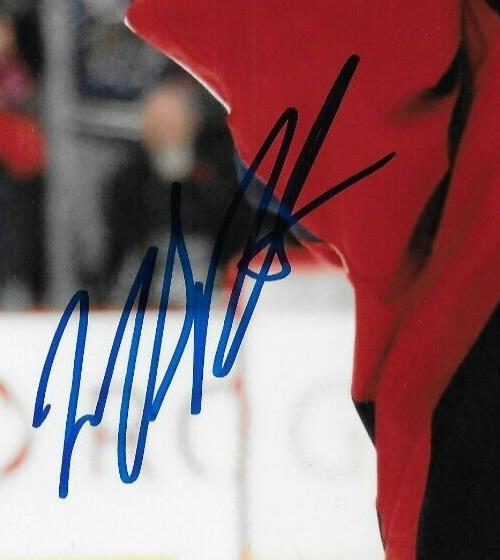 Signed Michael DiPietro Boston Bruins Windsor Spitfires 8x10 Photo #2 Original