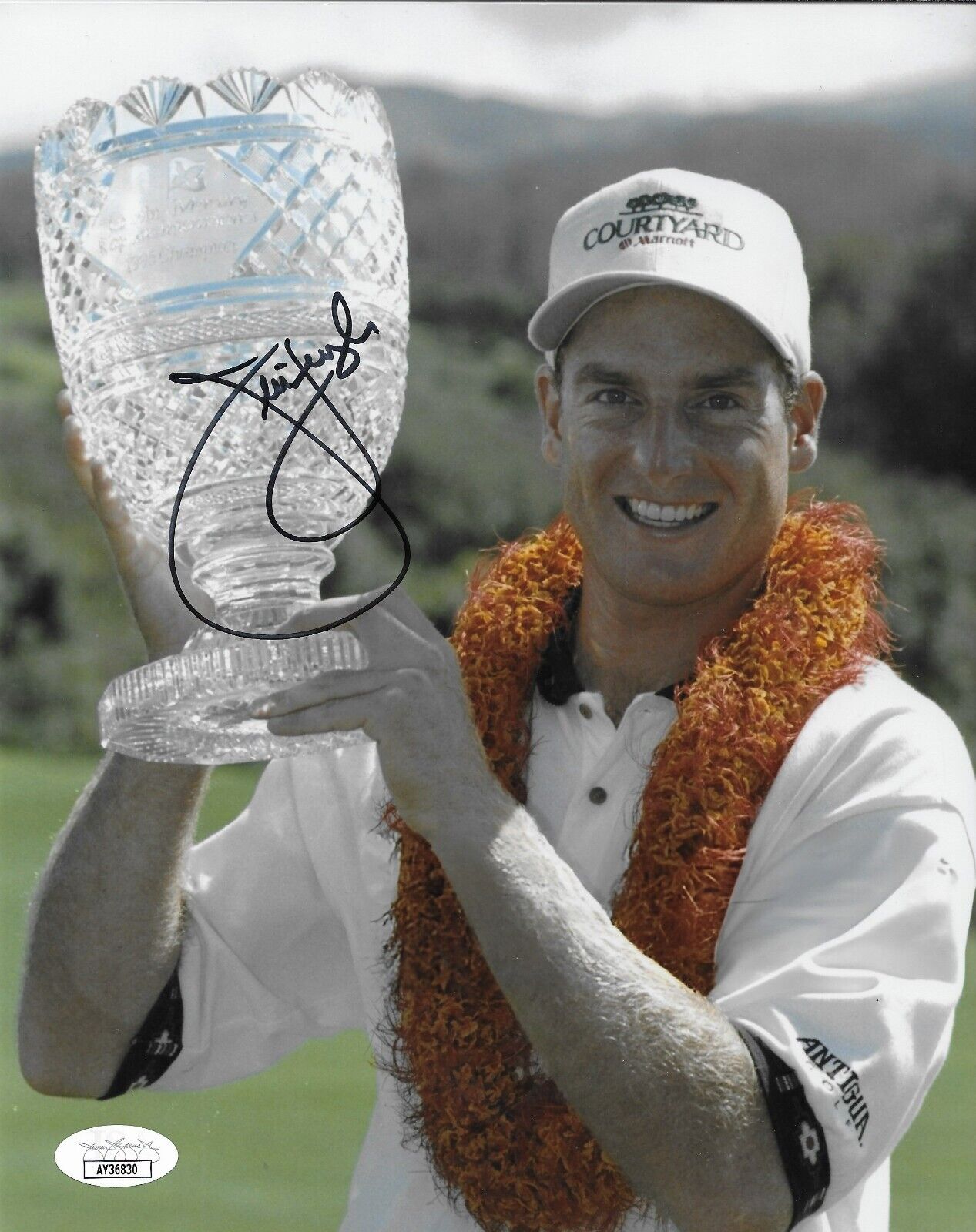 Photo autographiée 8x10 de Jim Furyk Day PGA Golf #5 avec authentification JSA