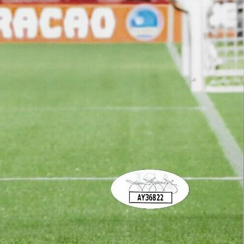 Signed Alphonso Davies FC Team Canada Soccer 8x10 Photo #6 JSA Authentication