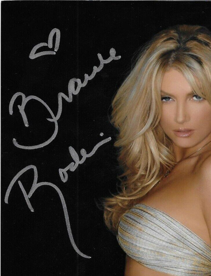 Photo signée Brande Roderick Actrice Modèle Baywatch 8x10 #4 avec authentification JSA