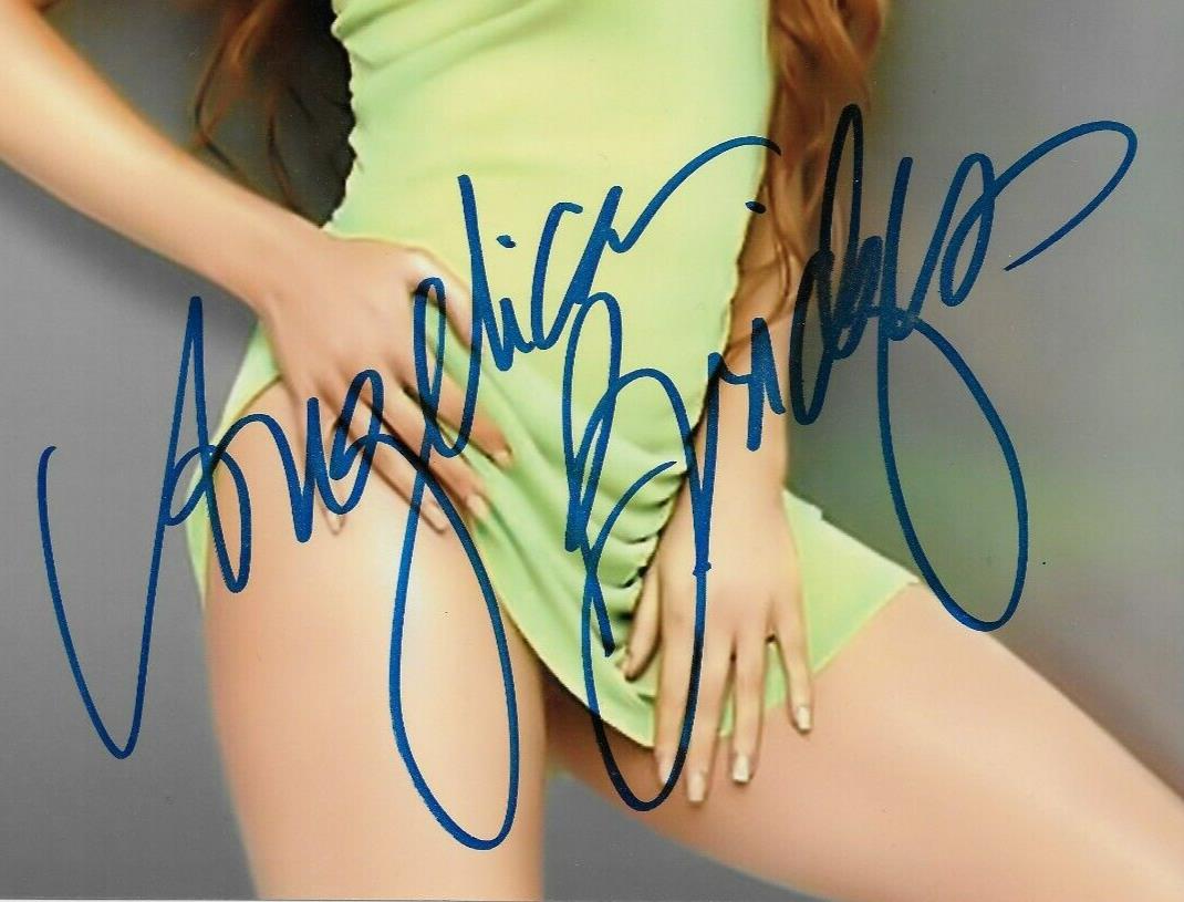Photo autographiée 8x10 de l'actrice Angelica Bridges, modèle Baywatch, 5 originales