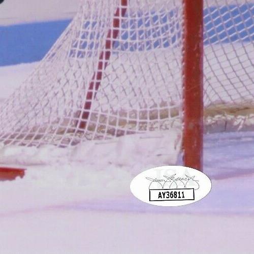 Signed Al MacInnis Calgary Flames H of F 8x10 Photo #3 with JSA Authentication