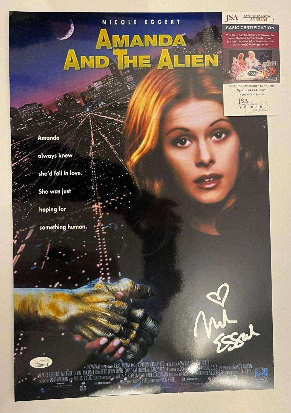 Signed Nicole Eggert Actress Model Sheena 12x18 Photo #5 JSA Authentication
