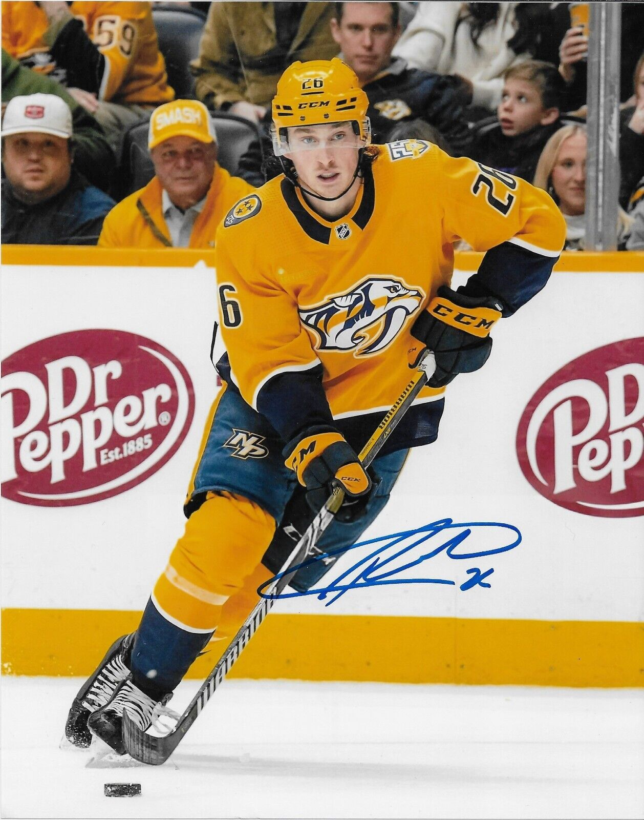 Signed Philip Tomasino Nashville Predators Autographed 8x10 Photo #1 Original