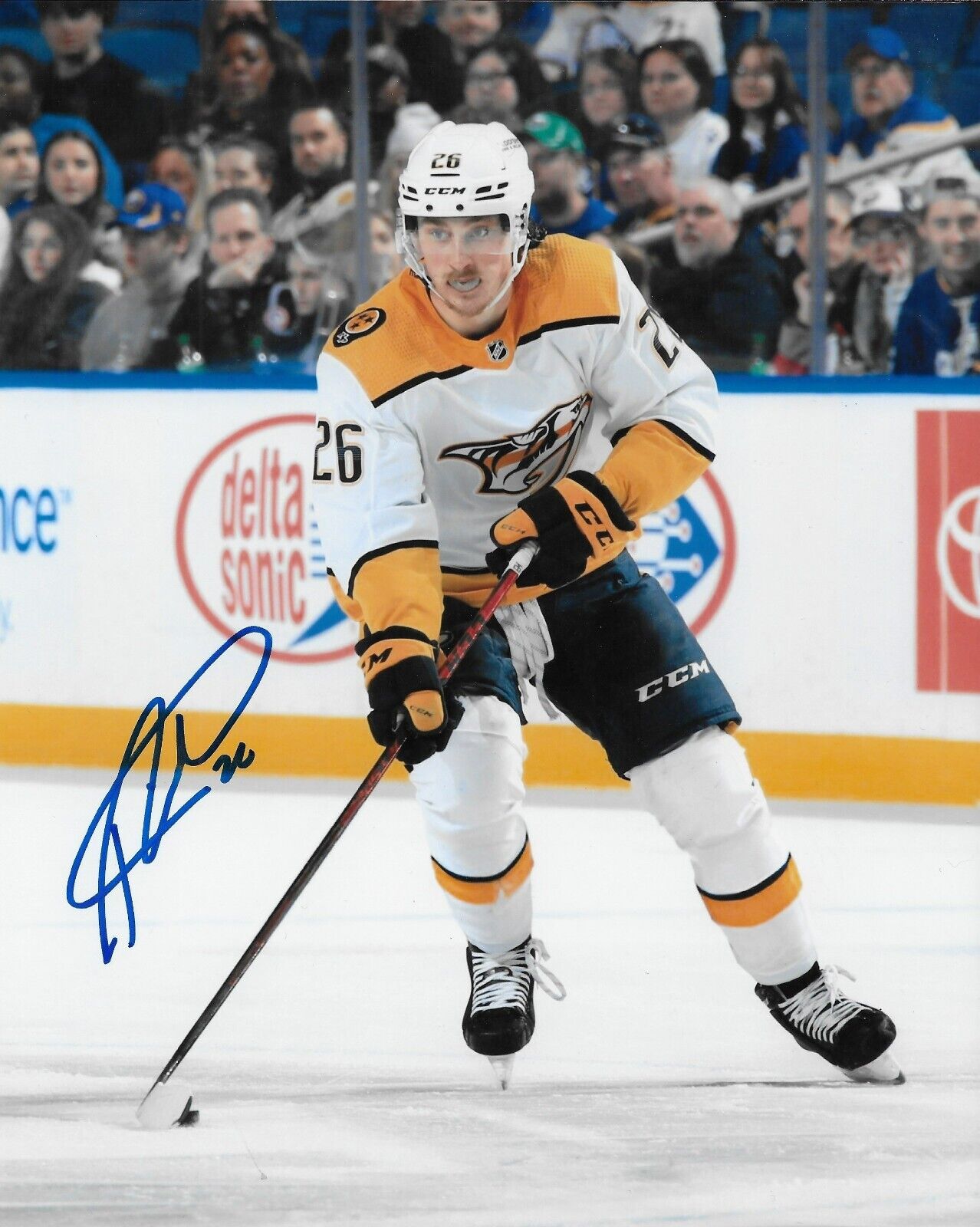 Signed Philip Tomasino Nashville Predators Autographed 8x10 Photo #2 Original