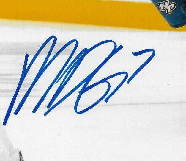 Photo autographiée 8x10 signée Marc Del Gaizo des Nashville Predators #1