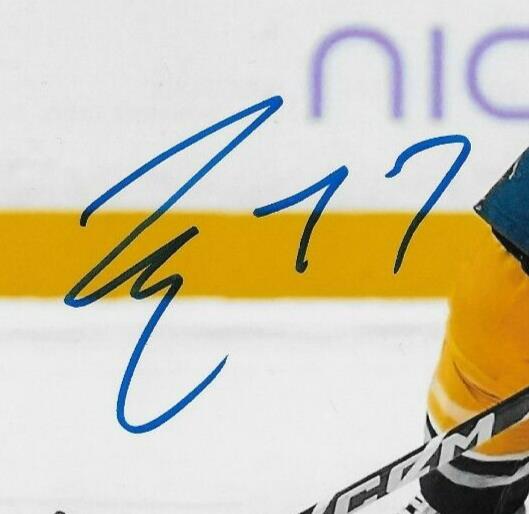 Signed Luke Evangelista Nashville Predators Autographed 8x10 Photo #2 Original