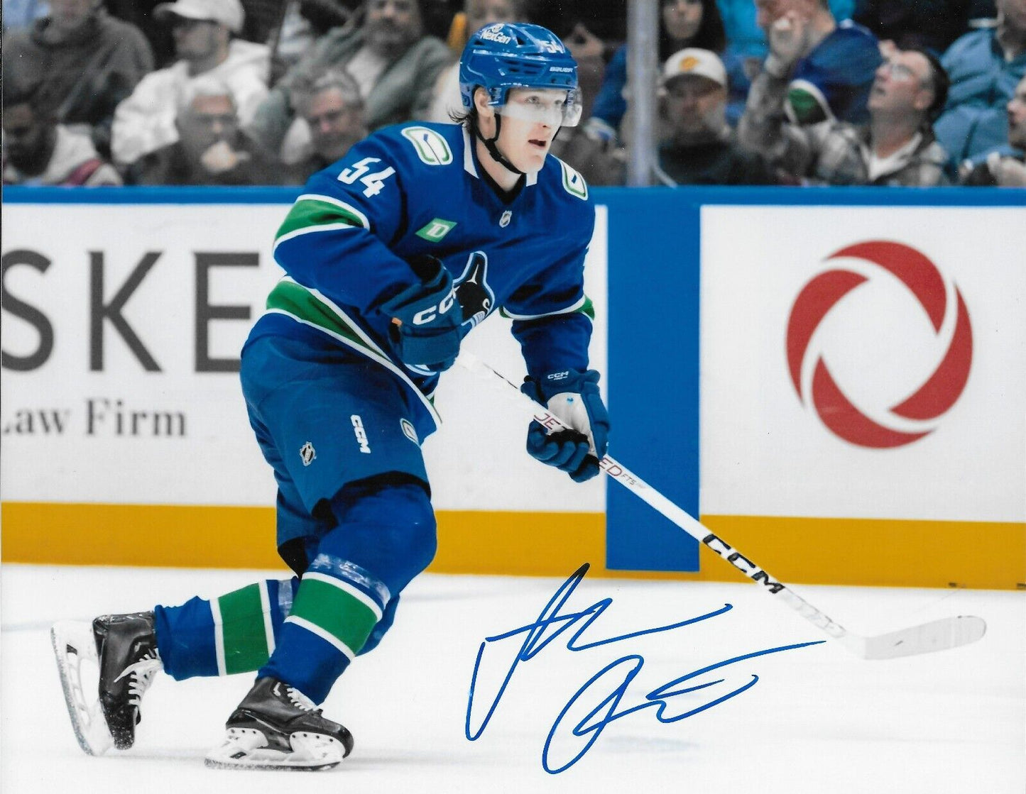Signed Aatu Raty Vancouver Canucks Autographed 8x10 Photo #1 Original
