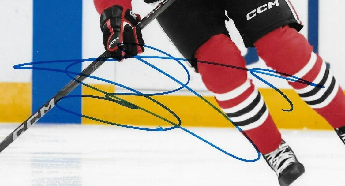 Signed Seth Jones Chicago Blackhawks Autographed 8x10 Photo #2 Original