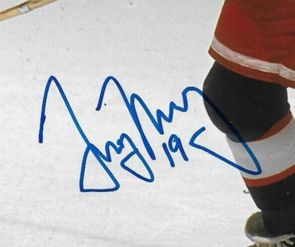 Signed Troy Murray Winnipeg Jets Autographed 8x10 Photo #2 Original