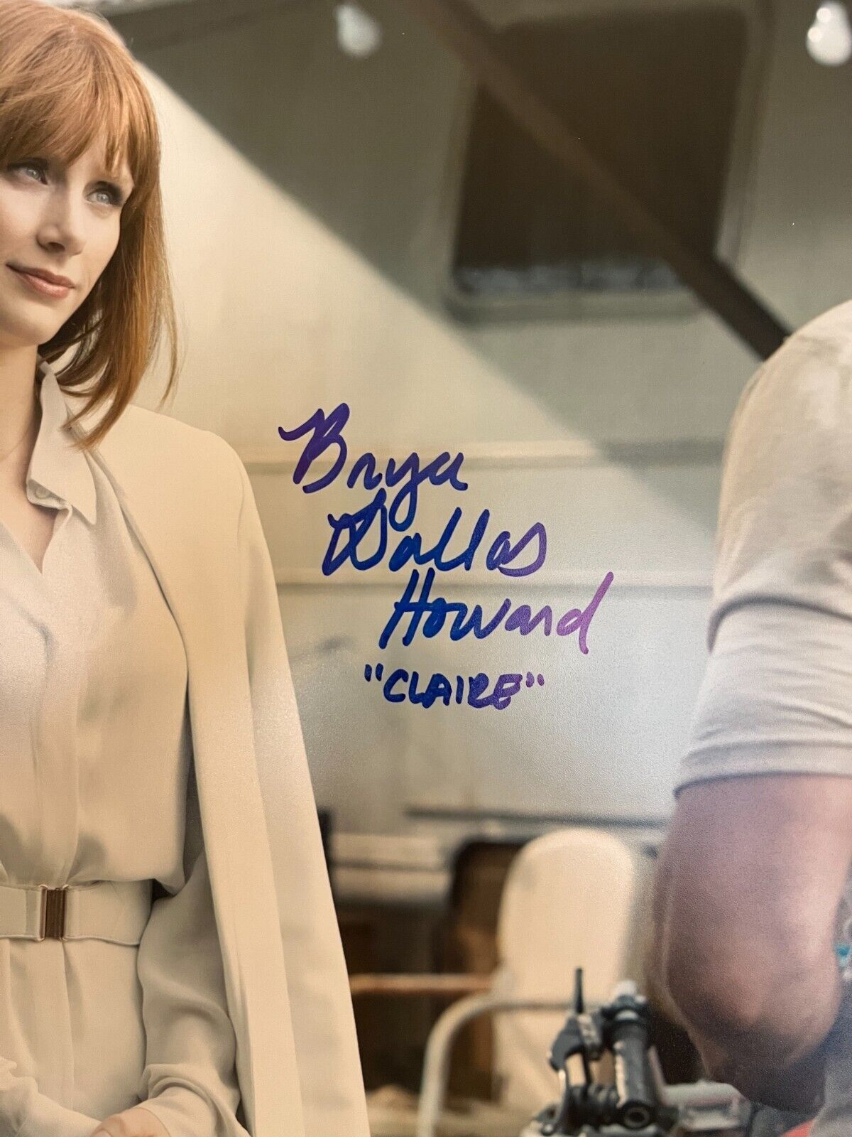 Signed Bryce Dallas Howard Actress Jurassic World Park 11x14 Photo JSA Claire